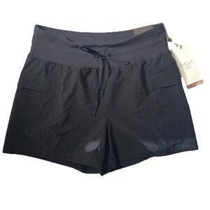 CALIA NWT Women's Truelight Cargo Short, XS, Pure Black